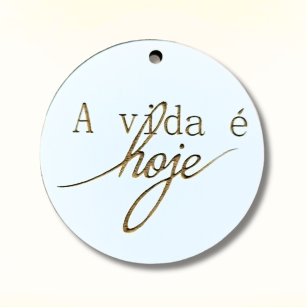 Chaveiros personalizados em MDF branco - Image 2