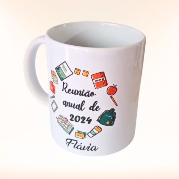 Caneca Porcelana Com sua Arte Personalizada