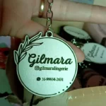 Chaveiros personalizados em MDF branco photo review