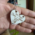 Chaveiros personalizados em MDF branco photo review