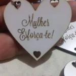 Chaveiros personalizados em MDF branco photo review