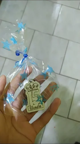 Chaveiros personalizados em MDF branco photo review