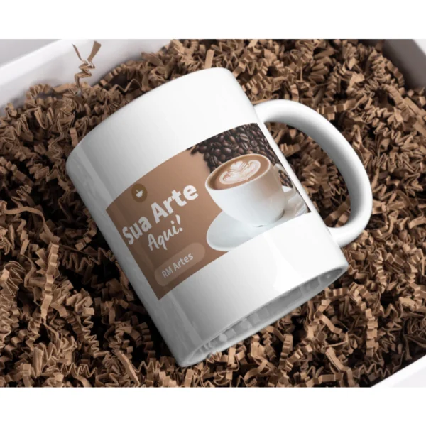 Caneca Porcelana Com sua Arte Personalizada - Image 2